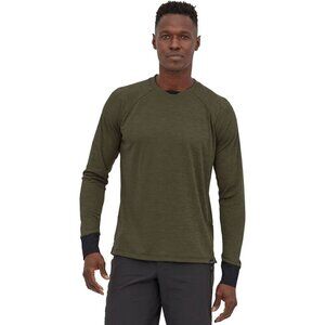 NWT Patagonia Men's Long Sleeved Dirt Craft Green Bike Jersey